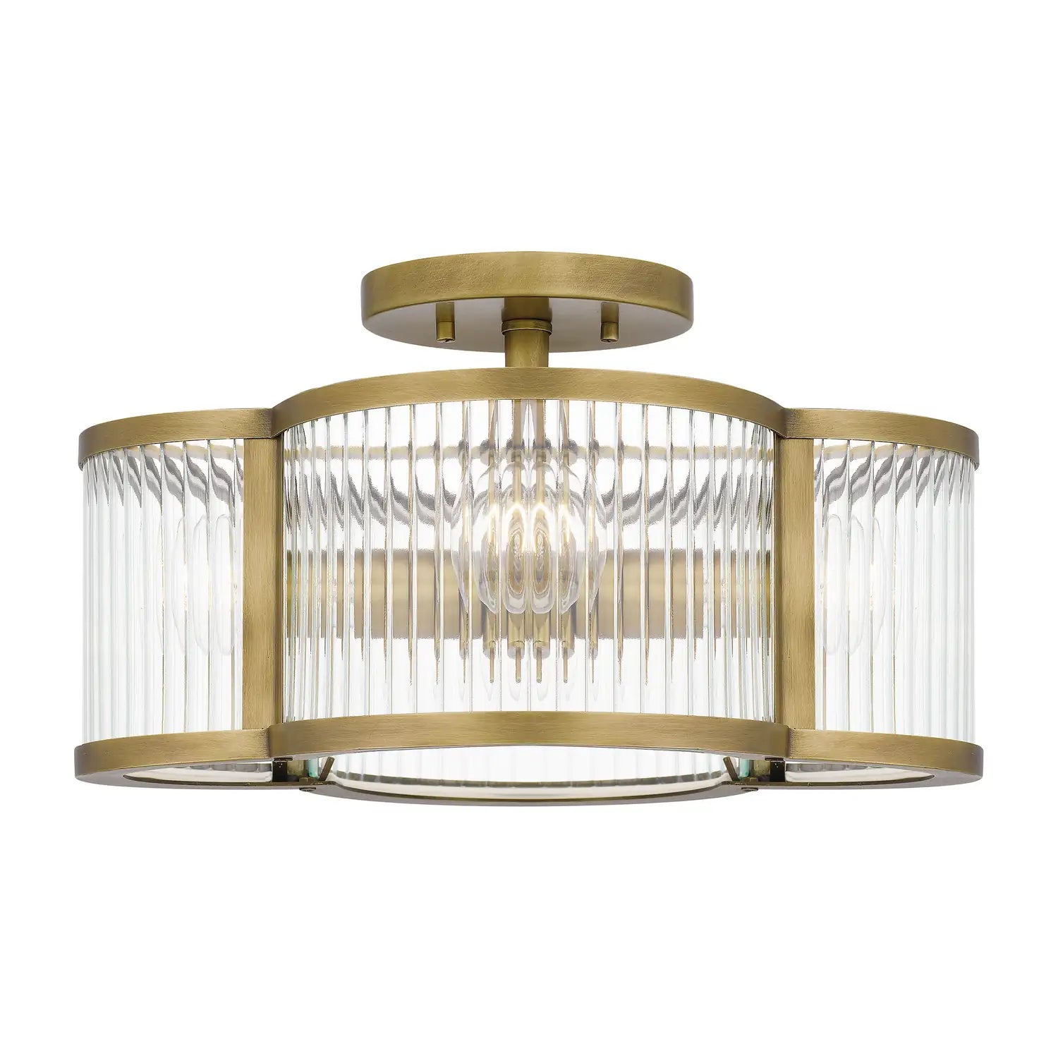 QUOIZEL, ASTER SEMI-FLUSH MOUNT, SEMI FLUSH MOUNT LIGHT