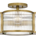 QUOIZEL, ASTER SEMI-FLUSH MOUNT, SEMI FLUSH MOUNT LIGHT