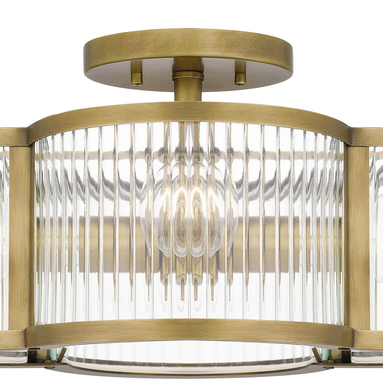 QUOIZEL, ASTER SEMI-FLUSH MOUNT, SEMI FLUSH MOUNT LIGHT