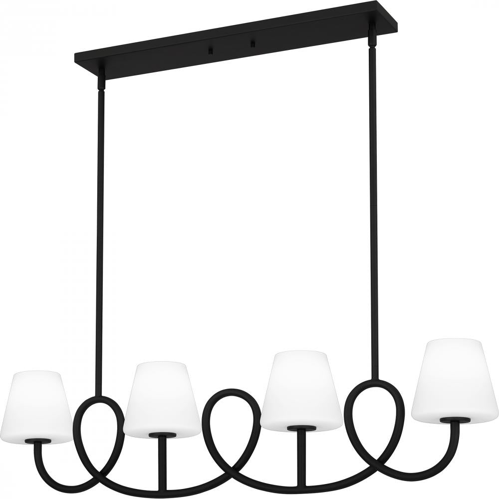 QUOIZEL, ATKINS ISLAND CHANDELIER, LINEAR LIGHT