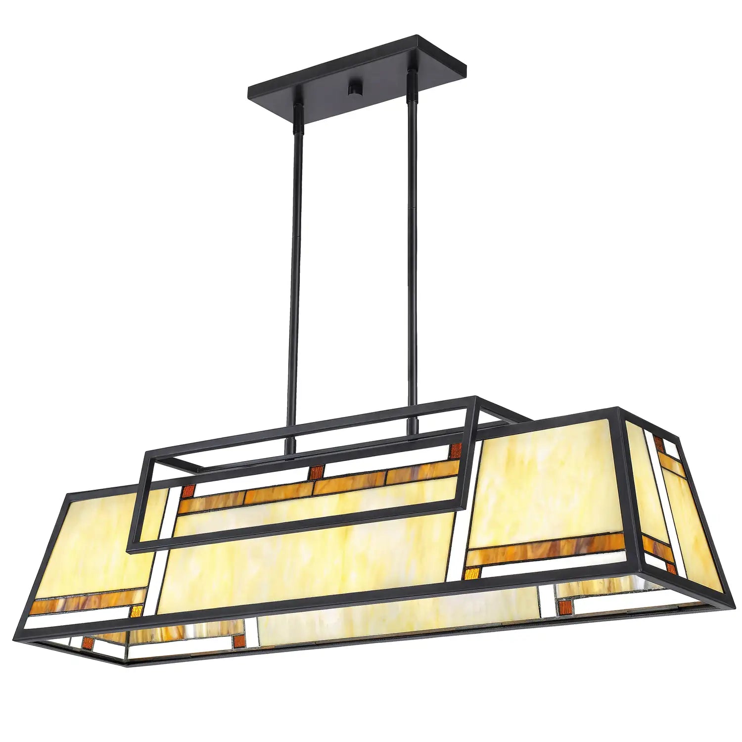 QUOIZEL, ATWATER ISLAND CHANDELIER, LINEAR LIGHT