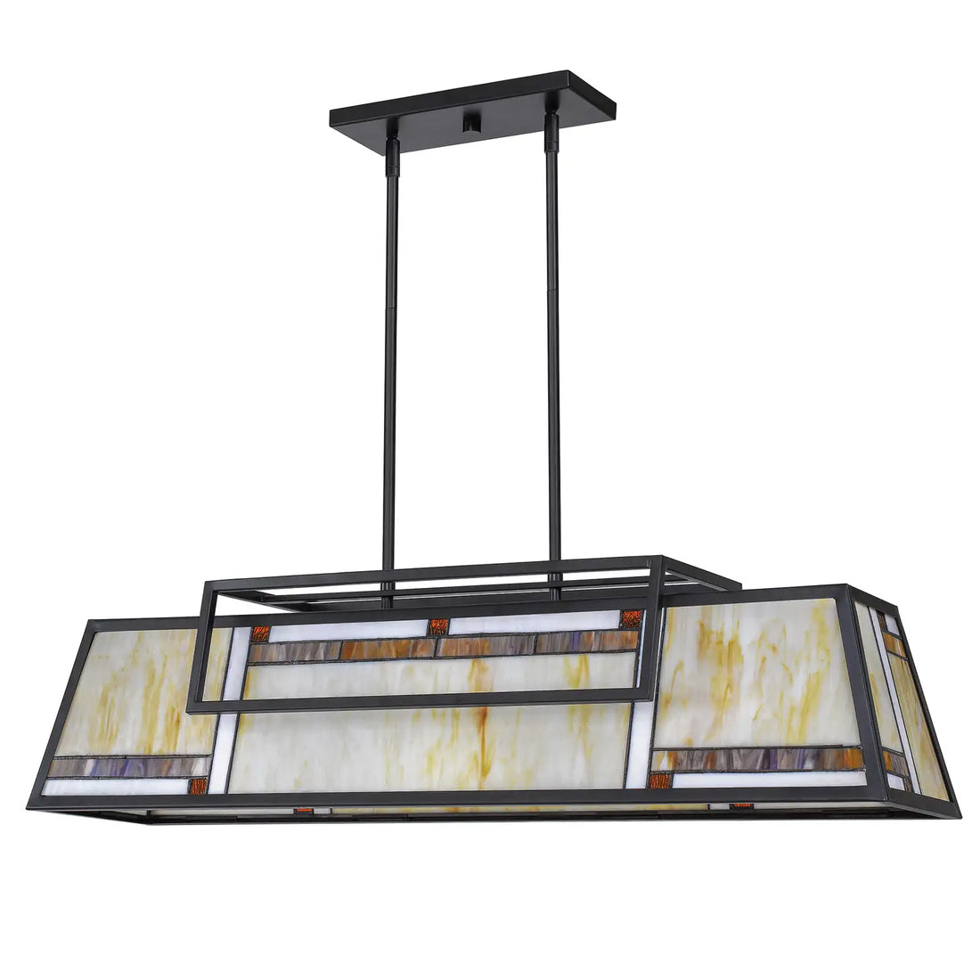 QUOIZEL, ATWATER ISLAND CHANDELIER, LINEAR LIGHT