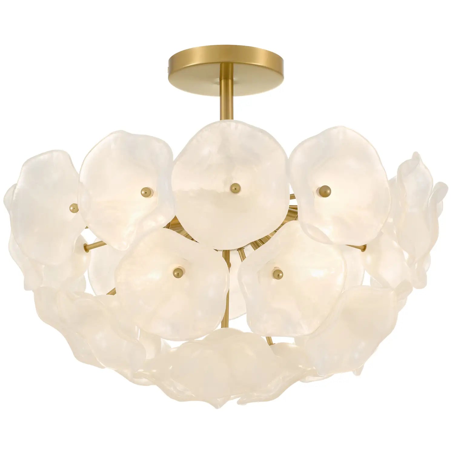 QUOIZEL, AUDREY SEMI-FLUSH MOUNT, SEMI FLUSH MOUNT LIGHT
