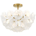 QUOIZEL, AUDREY SEMI-FLUSH MOUNT, SEMI FLUSH MOUNT LIGHT