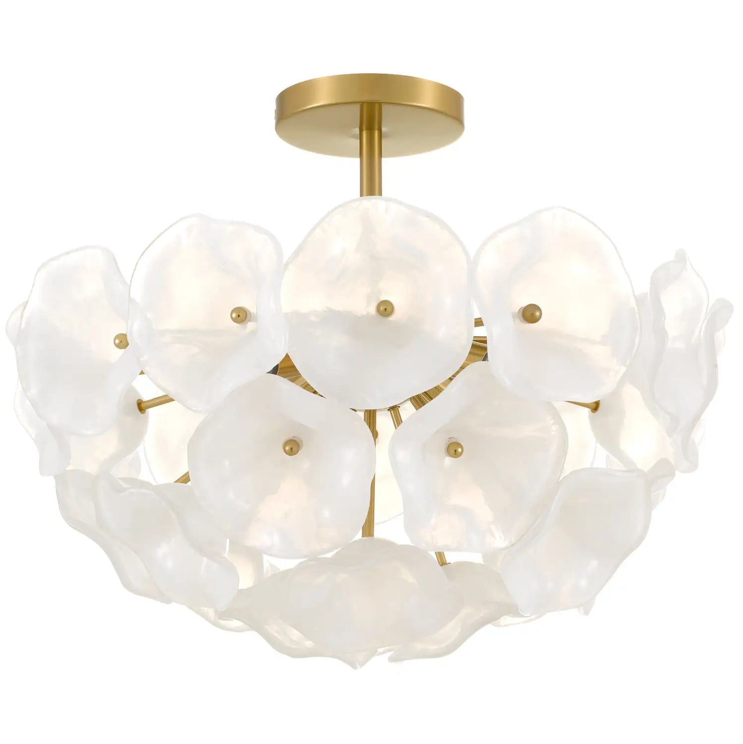 QUOIZEL, AUDREY SEMI-FLUSH MOUNT, SEMI FLUSH MOUNT LIGHT