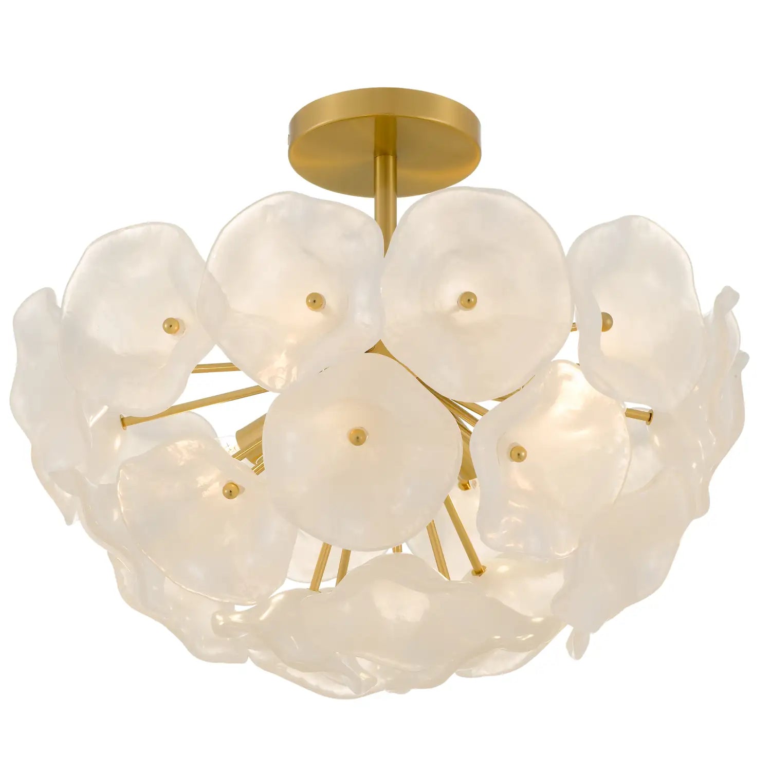 QUOIZEL, AUDREY SEMI-FLUSH MOUNT, SEMI FLUSH MOUNT LIGHT