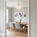QUOIZEL, AUDREY SEMI-FLUSH MOUNT, SEMI FLUSH MOUNT LIGHT