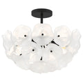 QUOIZEL, AUDREY SEMI-FLUSH MOUNT, SEMI FLUSH MOUNT LIGHT