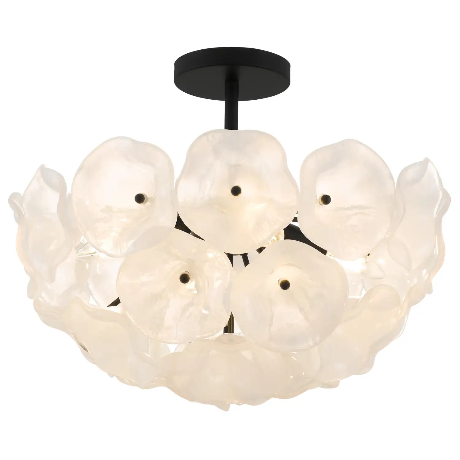 QUOIZEL, AUDREY SEMI-FLUSH MOUNT, SEMI FLUSH MOUNT LIGHT