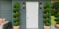 QUOIZEL, AVON OUTDOOR LANTERN, OUTDOOR WALL LIGHTS