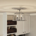 QUOIZEL, BARLOW SEMI-FLUSH MOUNT, SEMI FLUSH MOUNT LIGHT