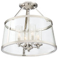 QUOIZEL, BARLOW SEMI-FLUSH MOUNT, SEMI FLUSH MOUNT LIGHT