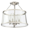 QUOIZEL, BARLOW SEMI-FLUSH MOUNT, SEMI FLUSH MOUNT LIGHT