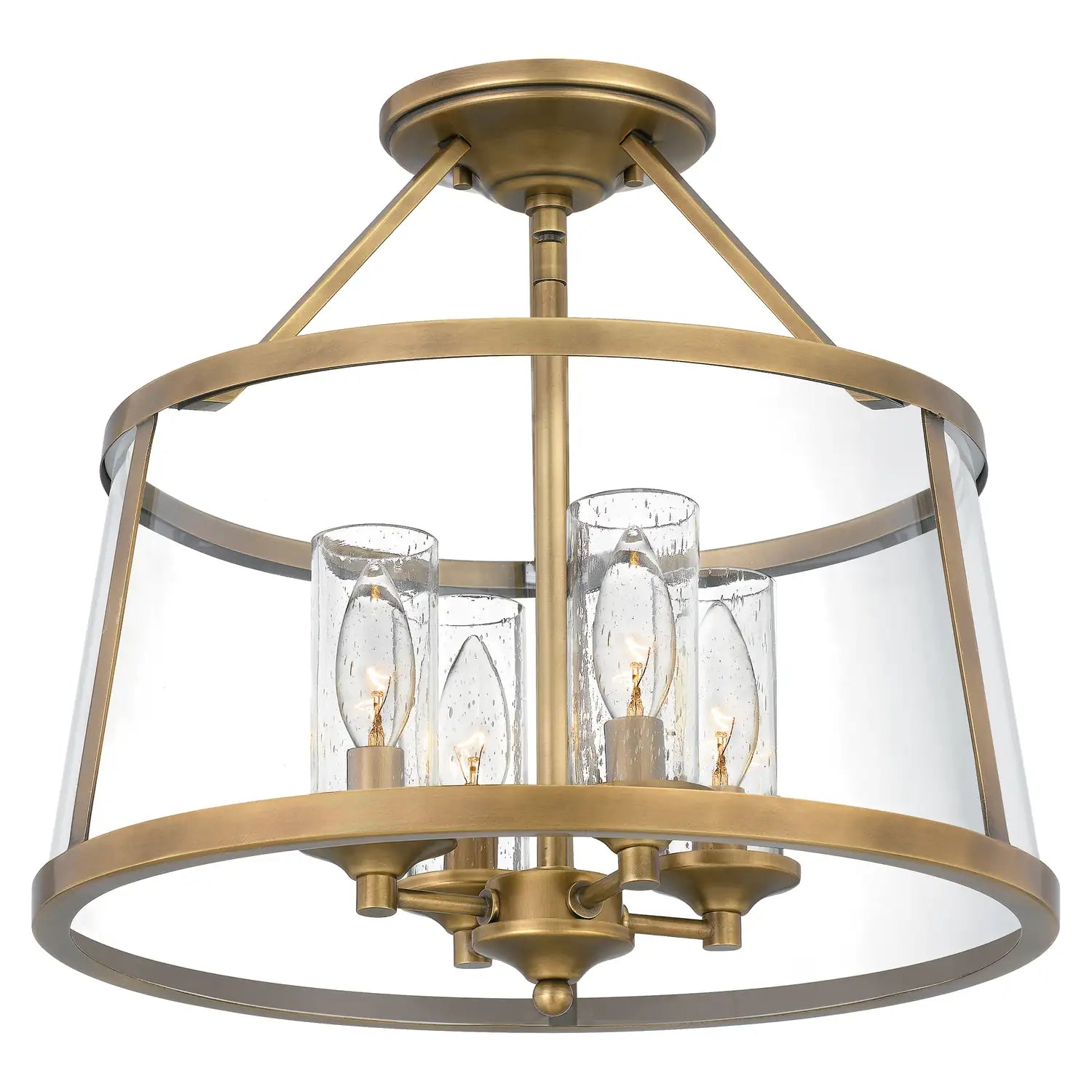 QUOIZEL, BARLOW SEMI-FLUSH MOUNT, SEMI FLUSH MOUNT LIGHT