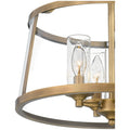 QUOIZEL, BARLOW SEMI-FLUSH MOUNT, SEMI FLUSH MOUNT LIGHT