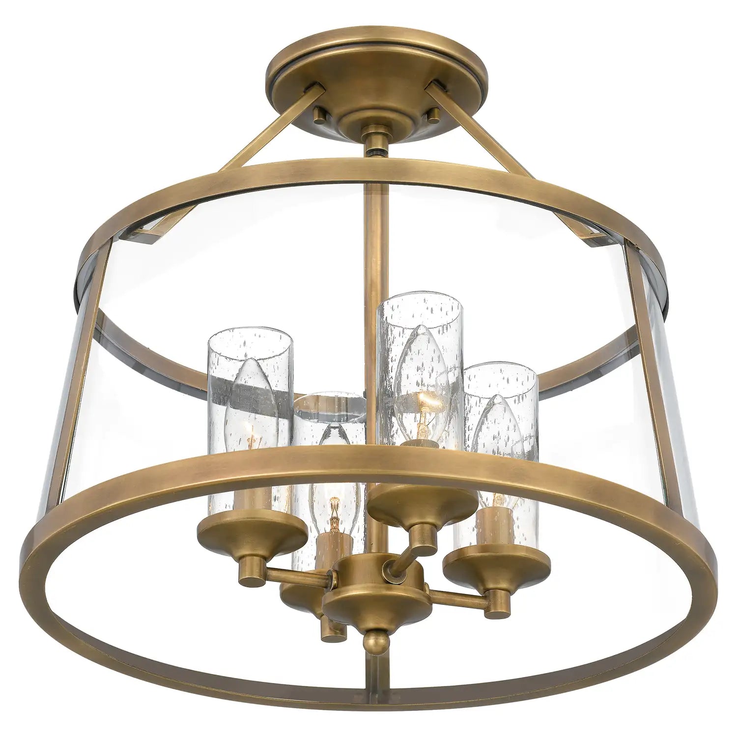 QUOIZEL, BARLOW SEMI-FLUSH MOUNT, SEMI FLUSH MOUNT LIGHT