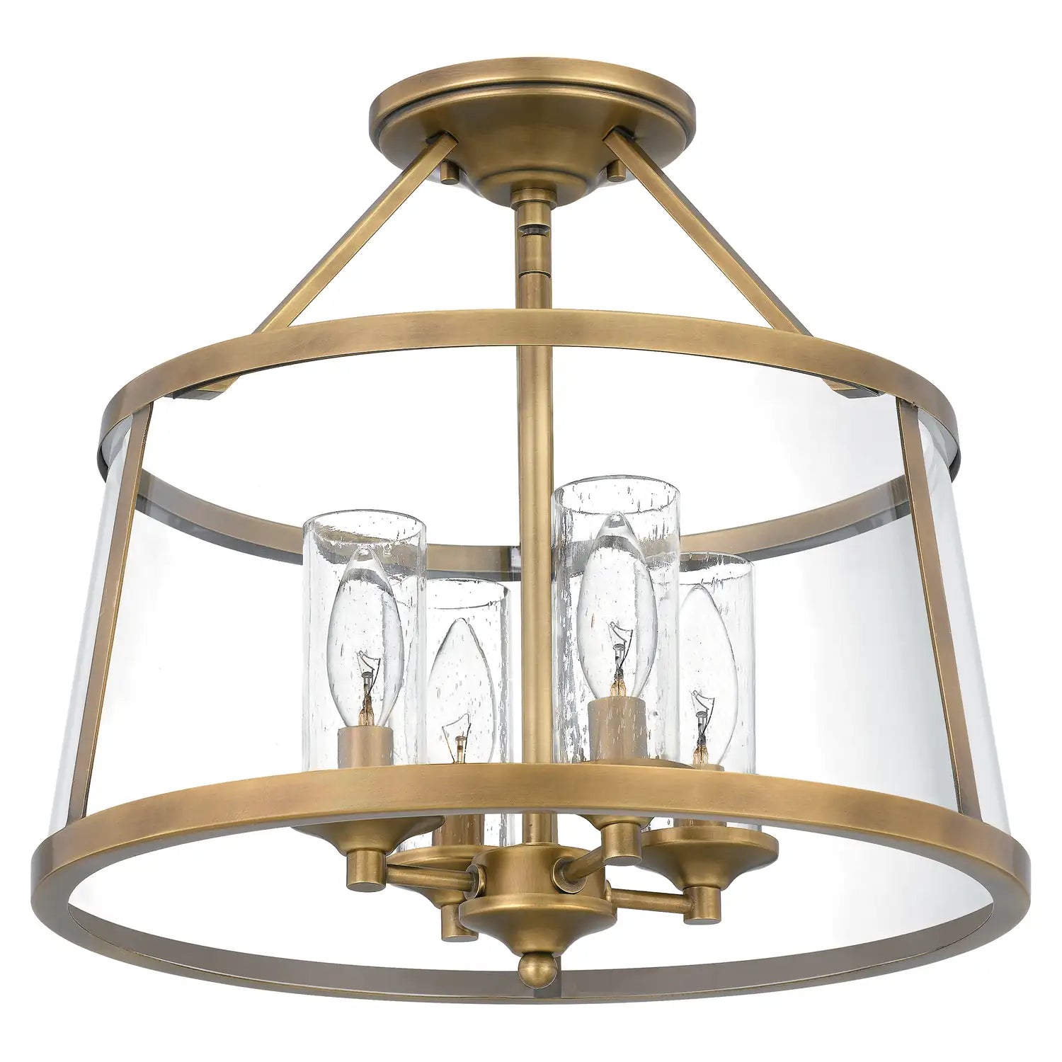 QUOIZEL, BARLOW SEMI-FLUSH MOUNT, SEMI FLUSH MOUNT LIGHT