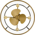 QUOIZEL, BARLOW FANDELIER, SEMI FLUSH MOUNT LIGHT