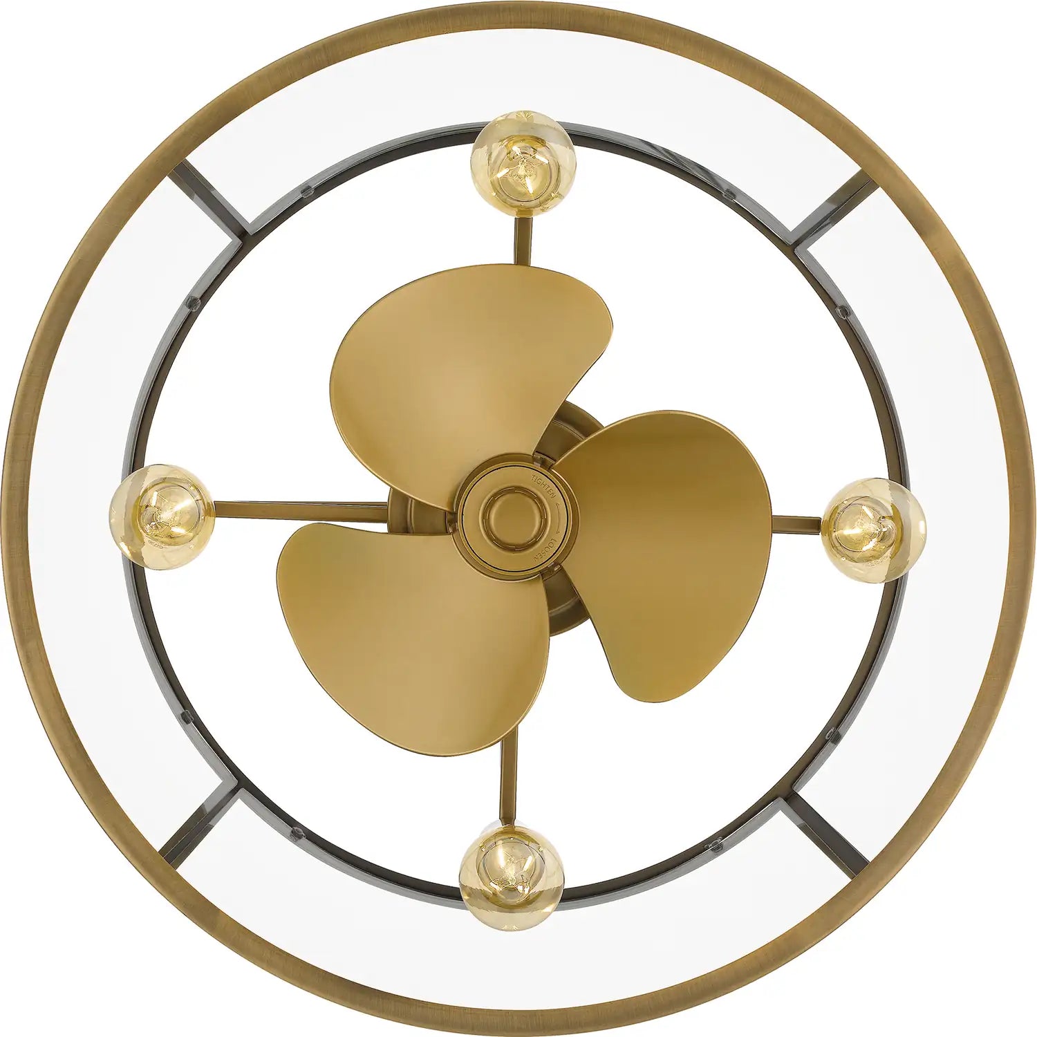 QUOIZEL, BARLOW FANDELIER, SEMI FLUSH MOUNT LIGHT
