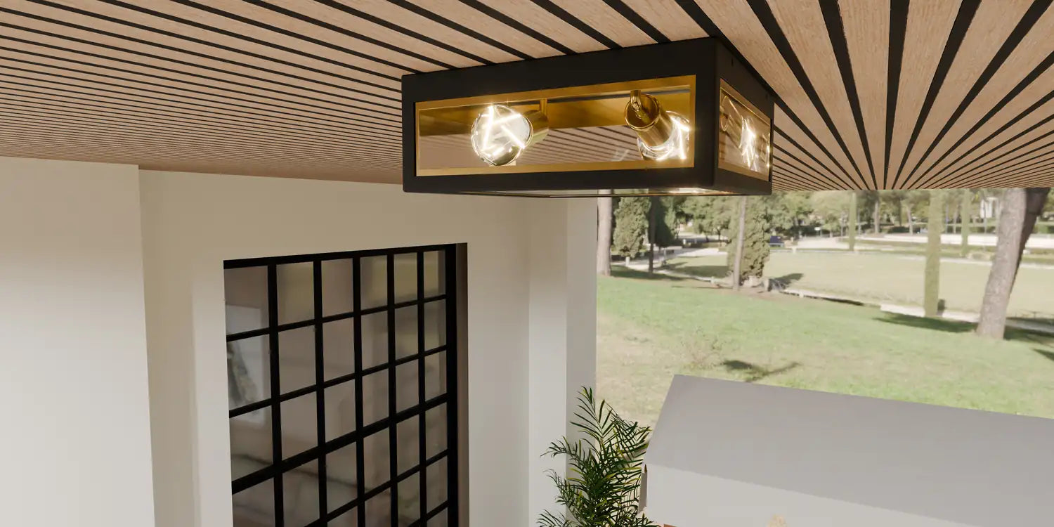 QUOIZEL, BOURBON OUTDOOR LANTERN, OUTDOOR CEILING LIGHTS