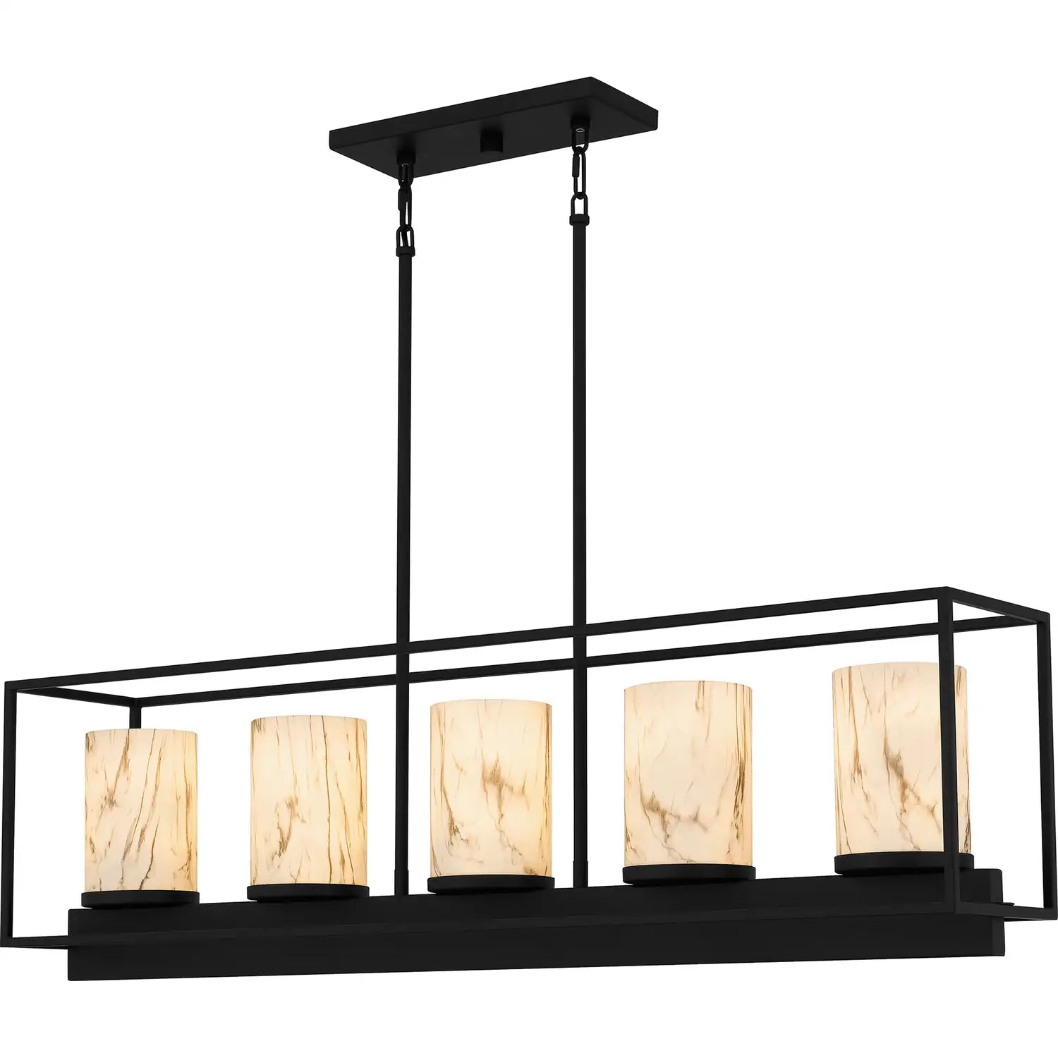 QUOIZEL, BENTLEY ISLAND CHANDELIER, LINEAR LIGHT