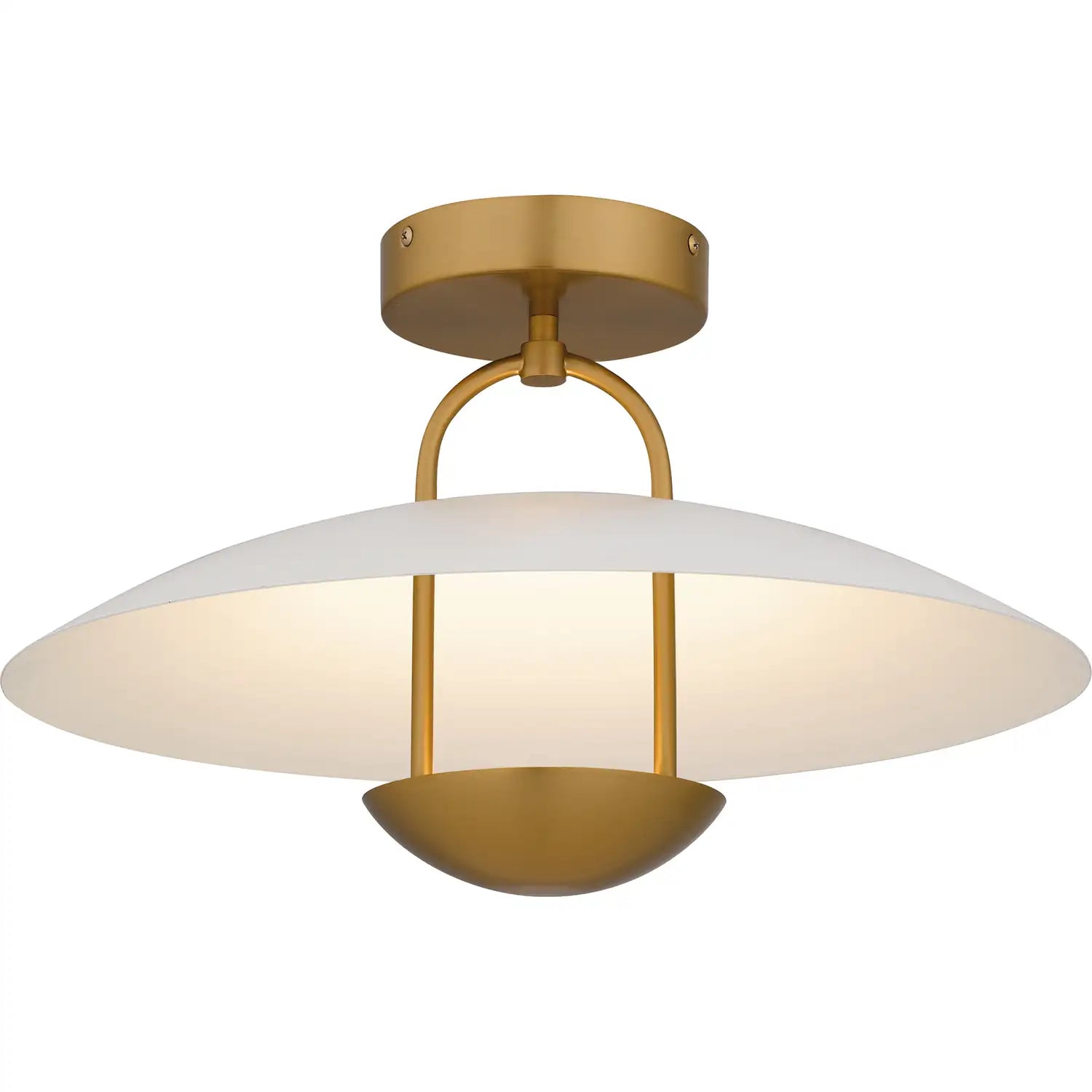 QUOIZEL, BINGHAM SEMI-FLUSH MOUNT, SEMI FLUSH MOUNT LIGHT