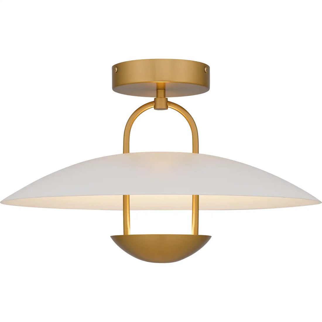QUOIZEL, BINGHAM SEMI-FLUSH MOUNT, SEMI FLUSH MOUNT LIGHT