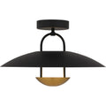 QUOIZEL, BINGHAM SEMI-FLUSH MOUNT, SEMI FLUSH MOUNT LIGHT