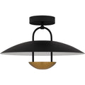 QUOIZEL, BINGHAM SEMI-FLUSH MOUNT, SEMI FLUSH MOUNT LIGHT