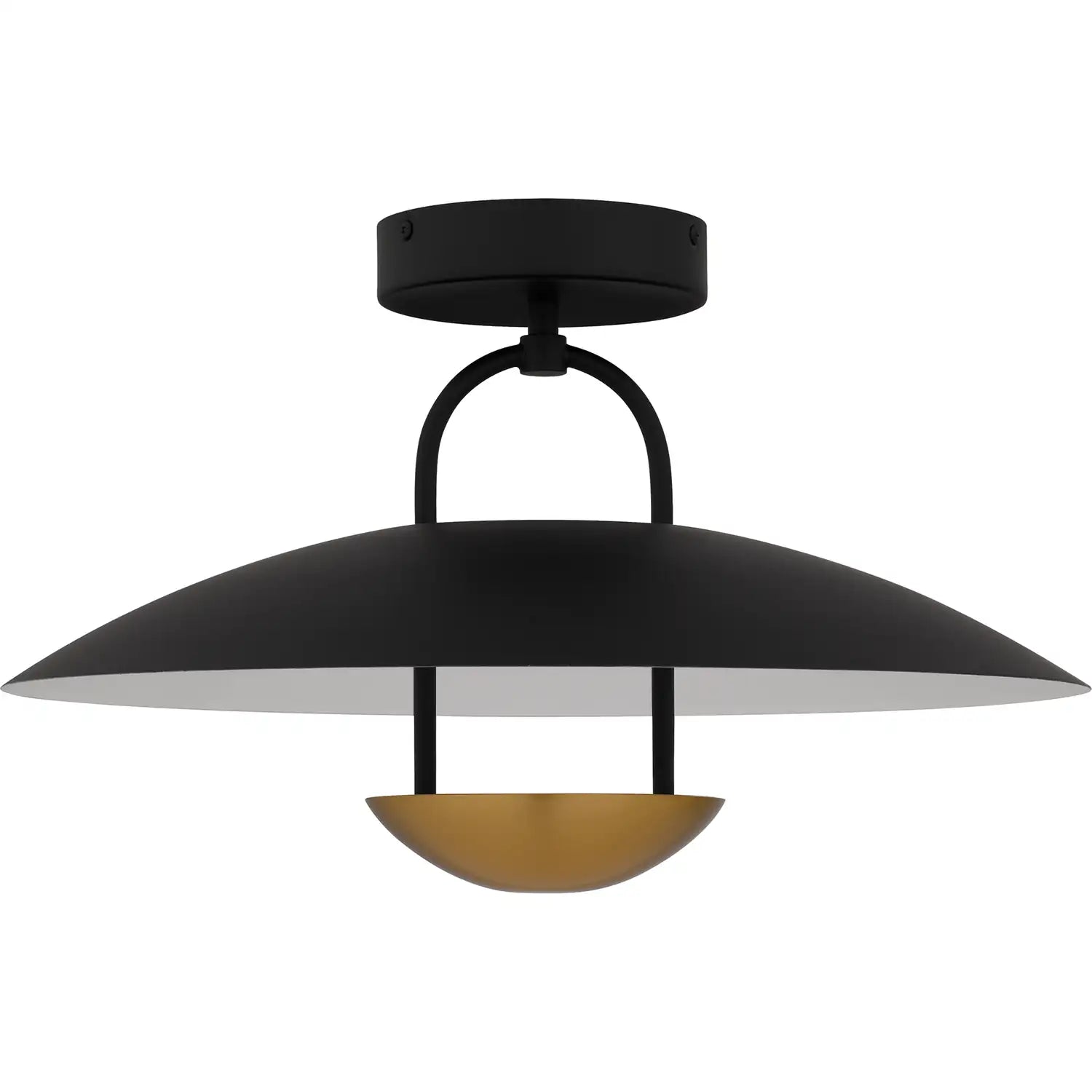 QUOIZEL, BINGHAM SEMI-FLUSH MOUNT, SEMI FLUSH MOUNT LIGHT