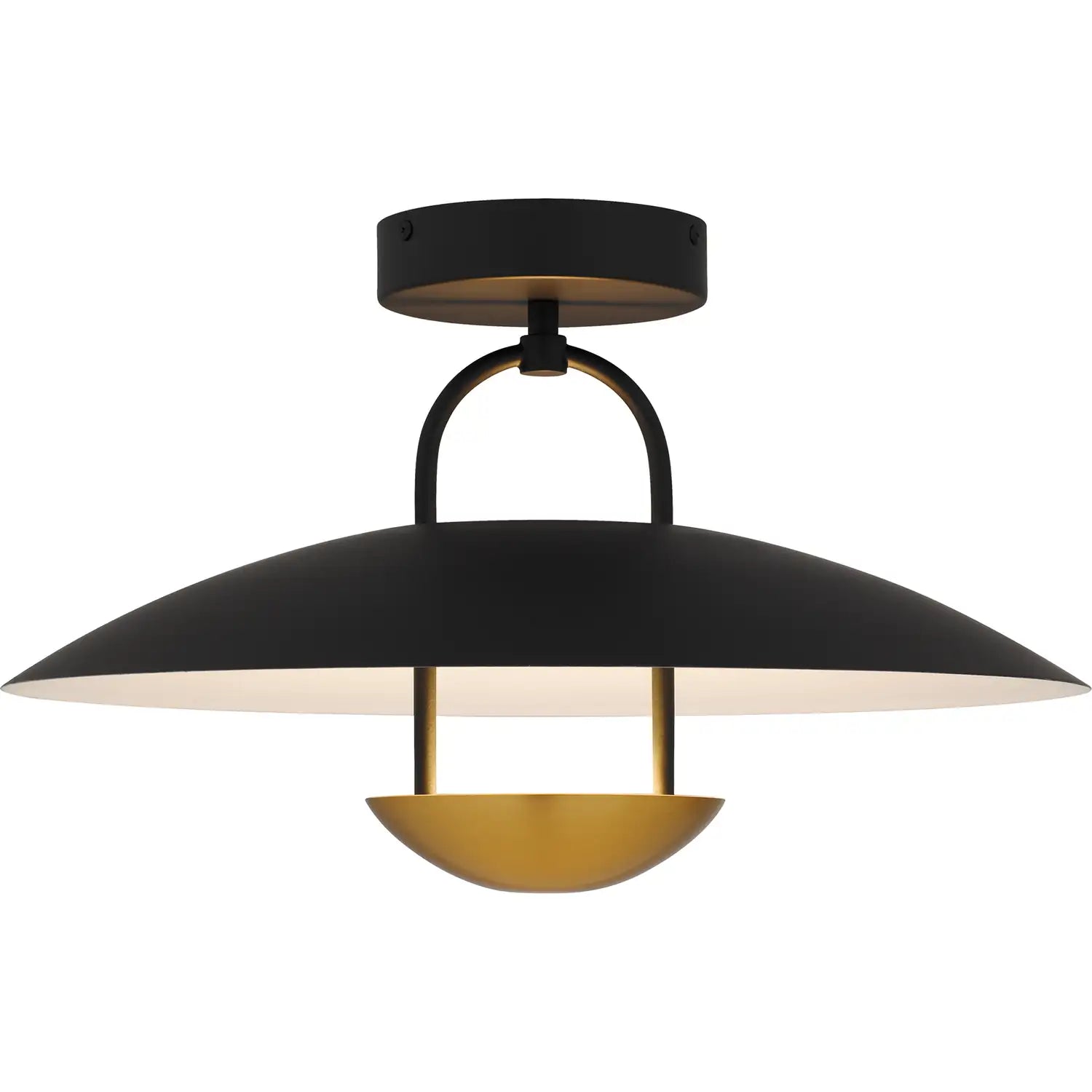 QUOIZEL, BINGHAM SEMI-FLUSH MOUNT, SEMI FLUSH MOUNT LIGHT