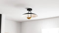QUOIZEL, BINGHAM SEMI-FLUSH MOUNT, SEMI FLUSH MOUNT LIGHT