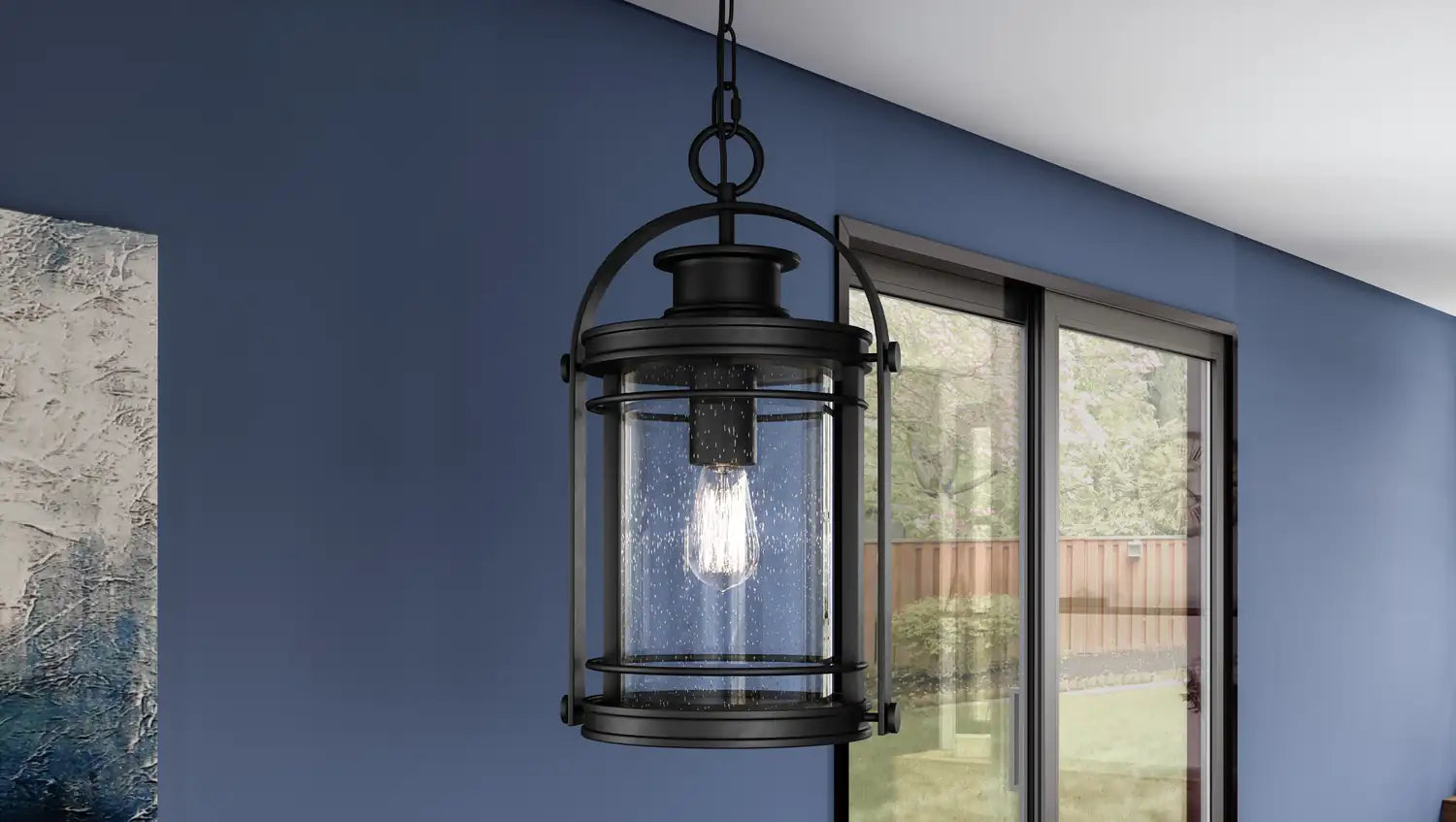 QUOIZEL, BOOKER PENDANT, PENDANT LIGHT