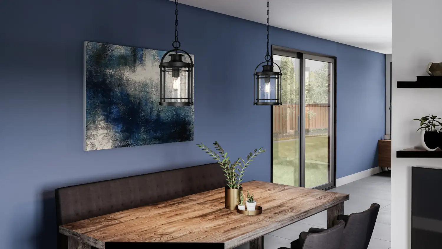 QUOIZEL, BOOKER PENDANT, PENDANT LIGHT