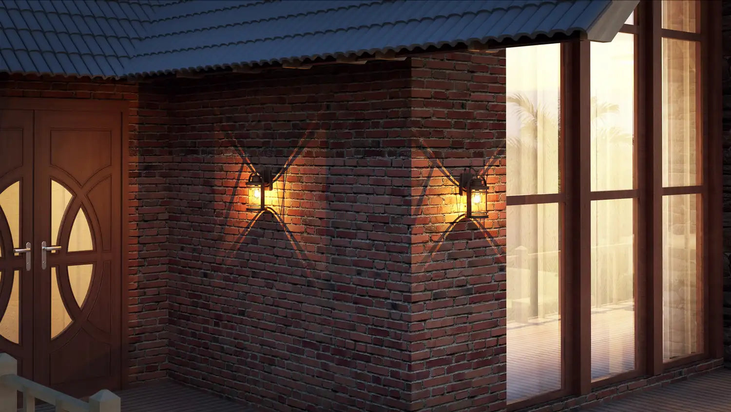 QUOIZEL, BOOKER OUTDOOR LANTERN, OUTDOOR CEILING LIGHTS