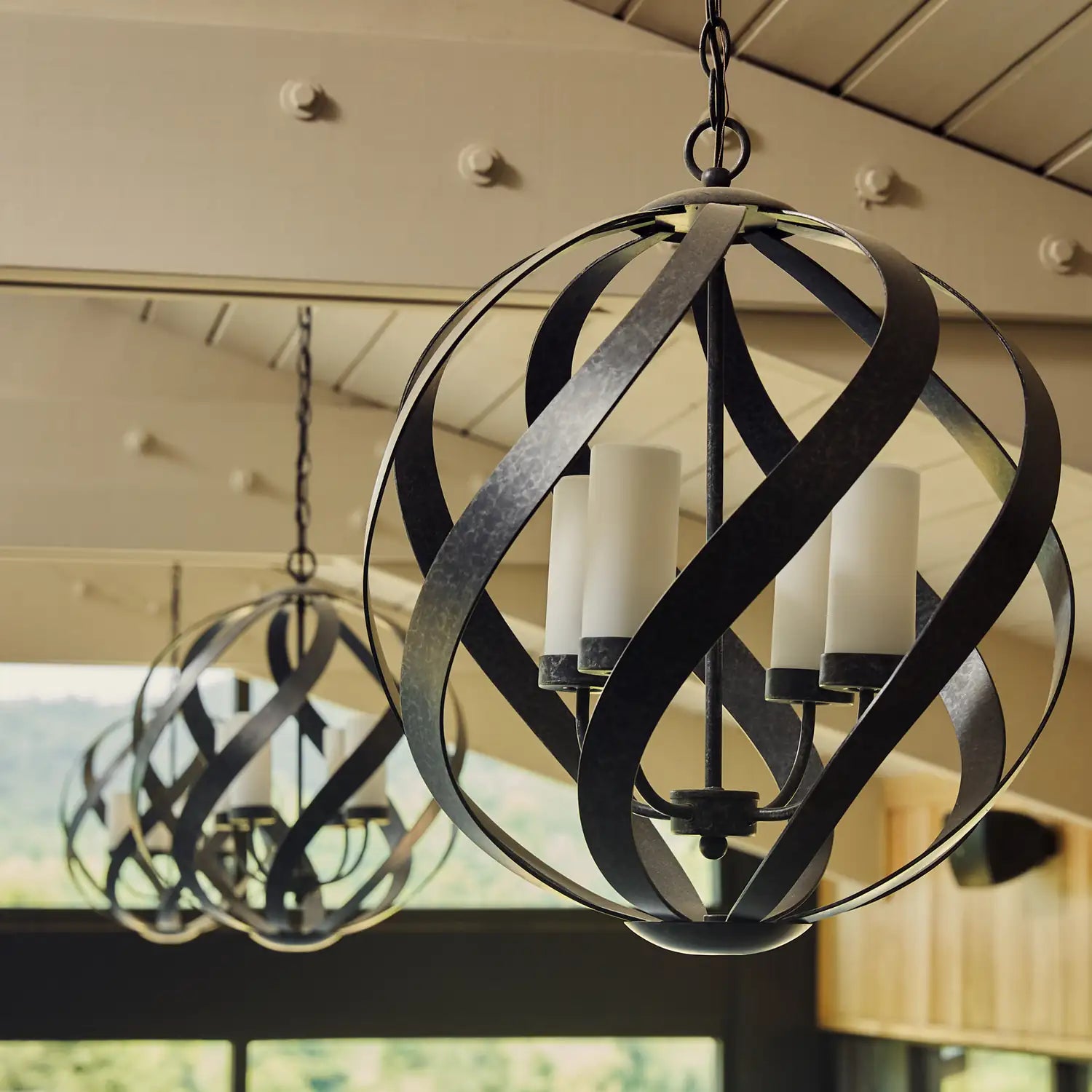 QUOIZEL, BLACKSMITH PENDANT, PENDANT LIGHT