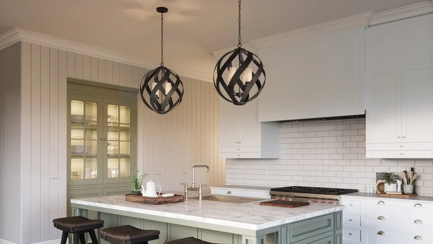 QUOIZEL, BLACKSMITH PENDANT, PENDANT LIGHT