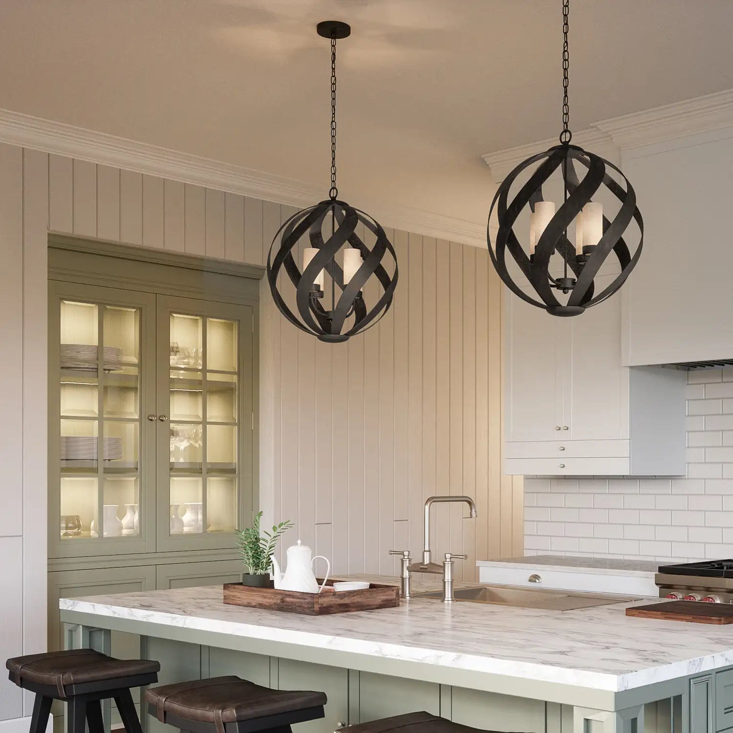 QUOIZEL, BLACKSMITH PENDANT, PENDANT LIGHT