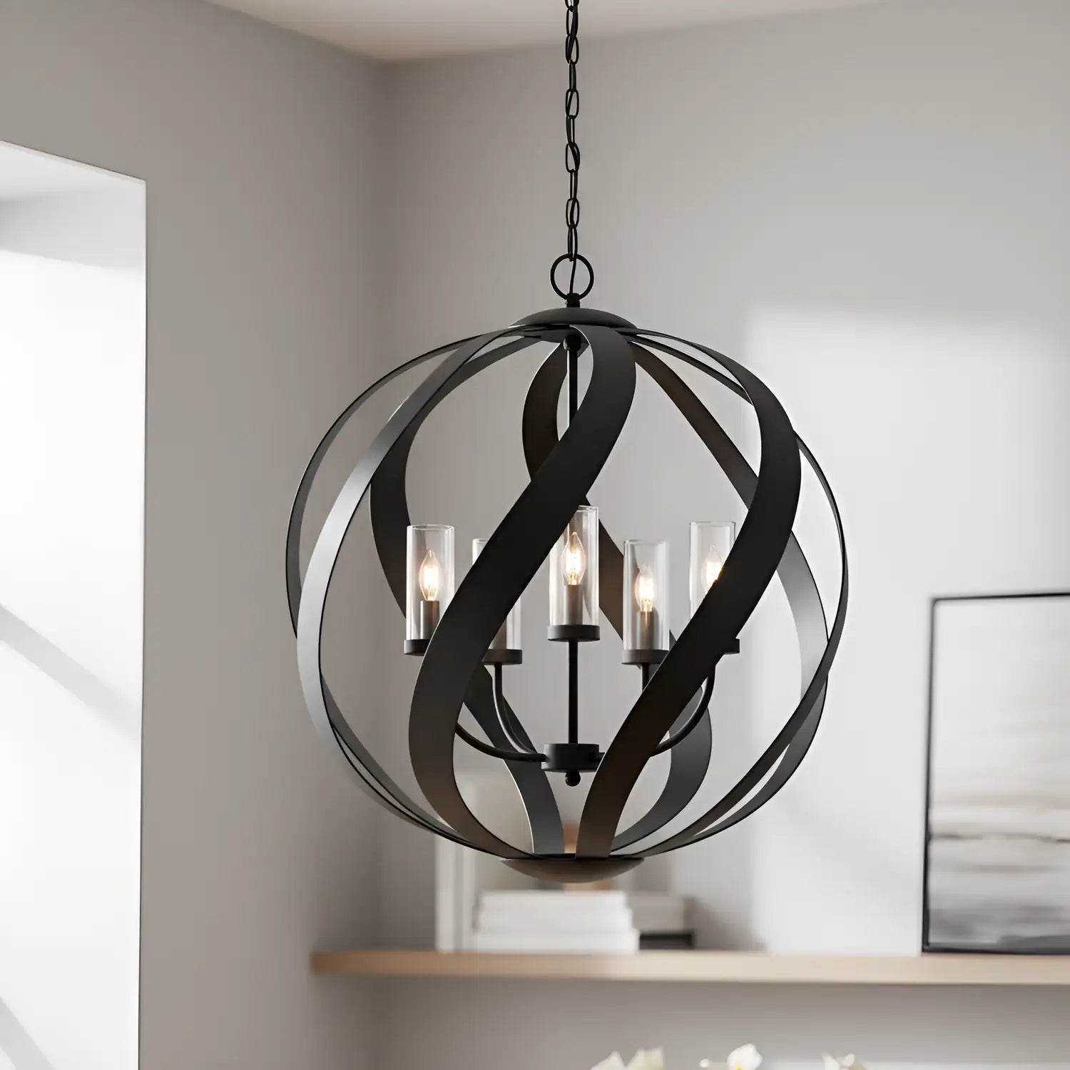 QUOIZEL, BLACKSMITH PENDANT, PENDANT LIGHT