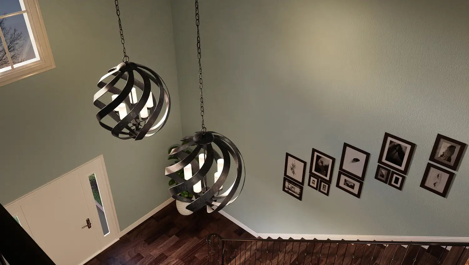 QUOIZEL, BLACKSMITH PENDANT, PENDANT LIGHT