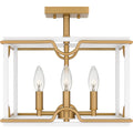 QUOIZEL, BRINKMAN SEMI-FLUSH MOUNT, SEMI FLUSH MOUNT LIGHT