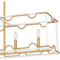 QUOIZEL, BRINKMAN ISLAND CHANDELIER, LINEAR LIGHT