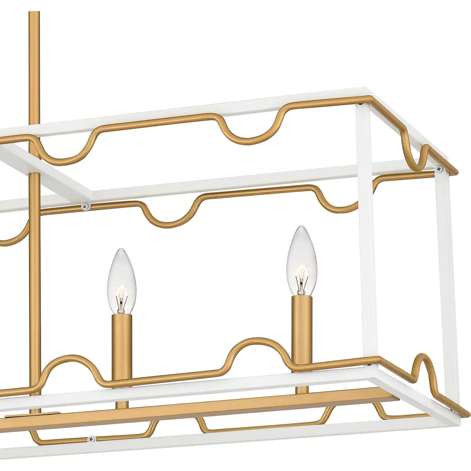 QUOIZEL, BRINKMAN ISLAND CHANDELIER, LINEAR LIGHT