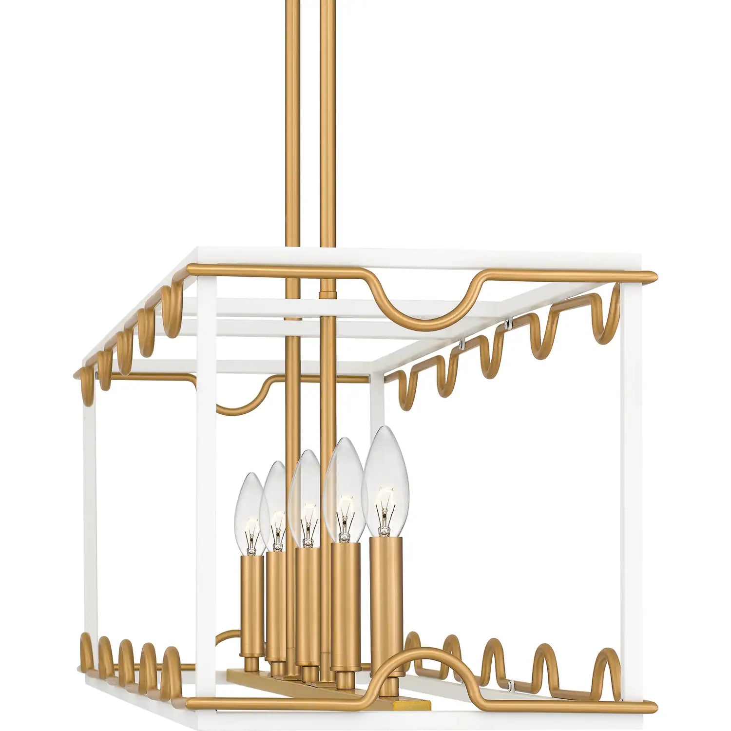 QUOIZEL, BRINKMAN ISLAND CHANDELIER, LINEAR LIGHT