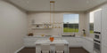 QUOIZEL, BRINKMAN ISLAND CHANDELIER, LINEAR LIGHT