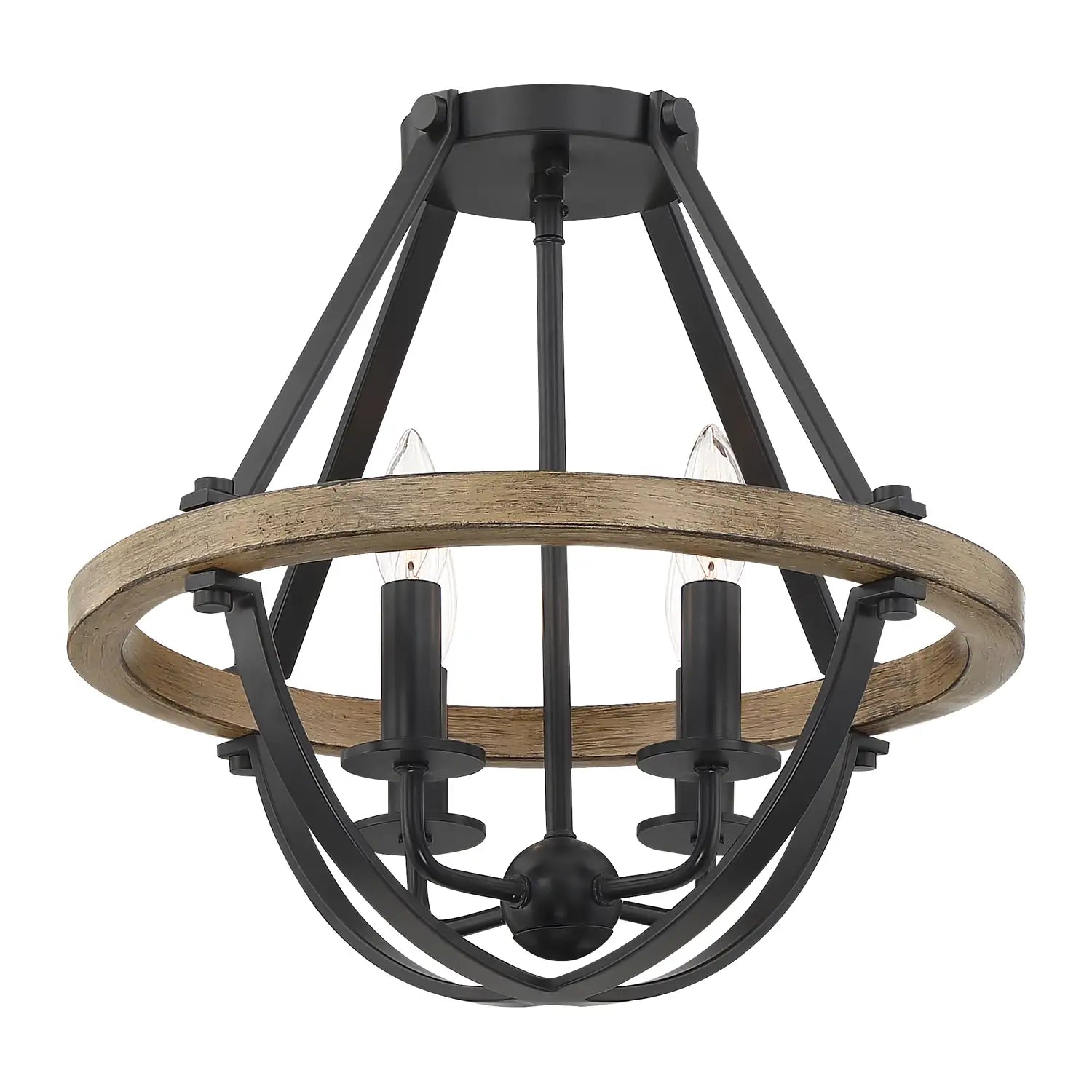 QUOIZEL, BARTLETT SEMI-FLUSH MOUNT, SEMI FLUSH MOUNT LIGHT