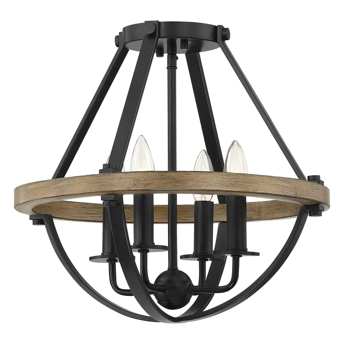 QUOIZEL, BARTLETT SEMI-FLUSH MOUNT, SEMI FLUSH MOUNT LIGHT