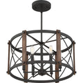 QUOIZEL, BARON SEMI-FLUSH MOUNT, SEMI FLUSH MOUNT LIGHT