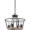QUOIZEL, BROCKTON SEMI-FLUSH MOUNT, SEMI FLUSH MOUNT LIGHT