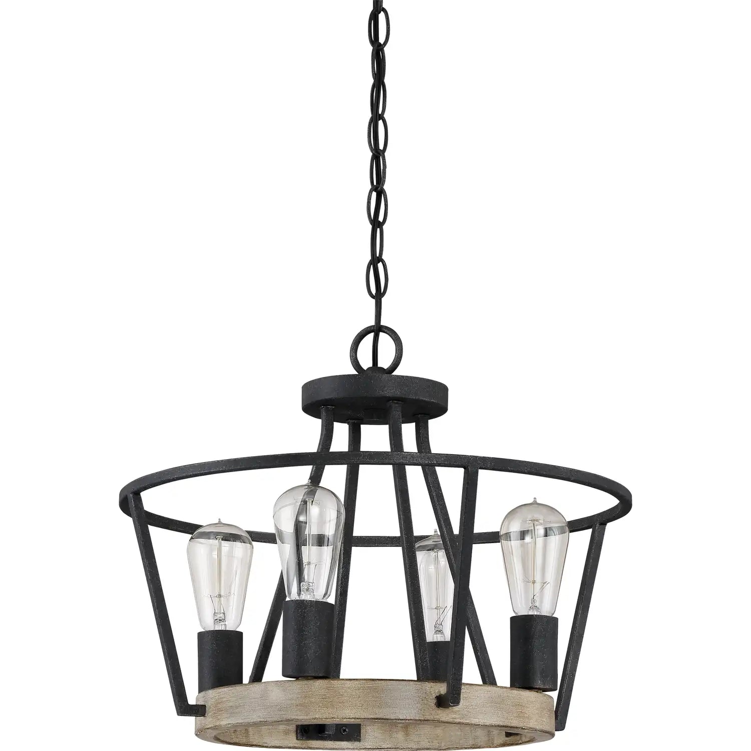 QUOIZEL, BROCKTON SEMI-FLUSH MOUNT, SEMI FLUSH MOUNT LIGHT